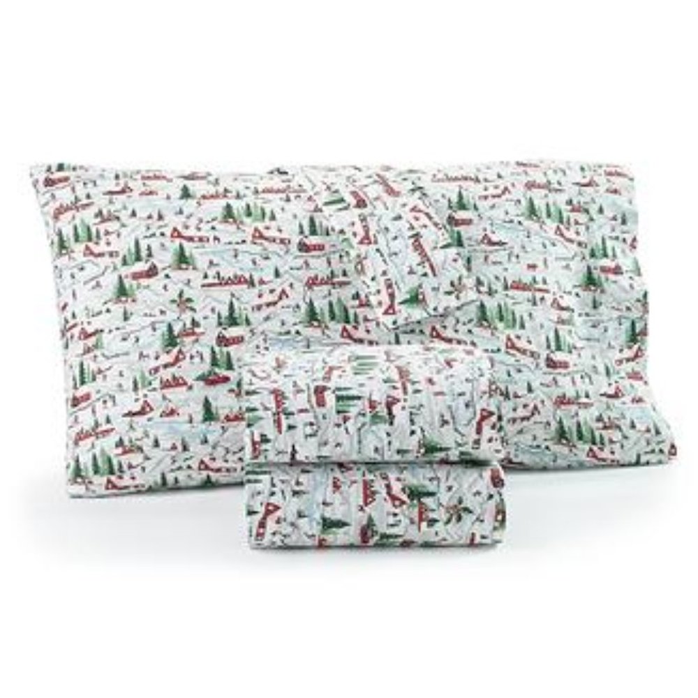 Charter Club Snow Day Queen Sheets Set